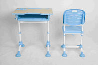 Ukryta szuflada Tworzywa sztuczne Meble dziecięce Zestaw biurka i krzesła Regulowana wysokość / stopa