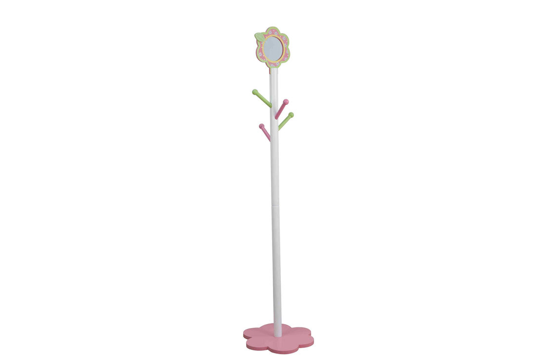 Kształt Biały Kwiat Meble dla Dzieci Meble Zabawka Drewniany Stojak Z Lustrem